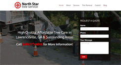 Desktop Screenshot of northstartreeservice.com